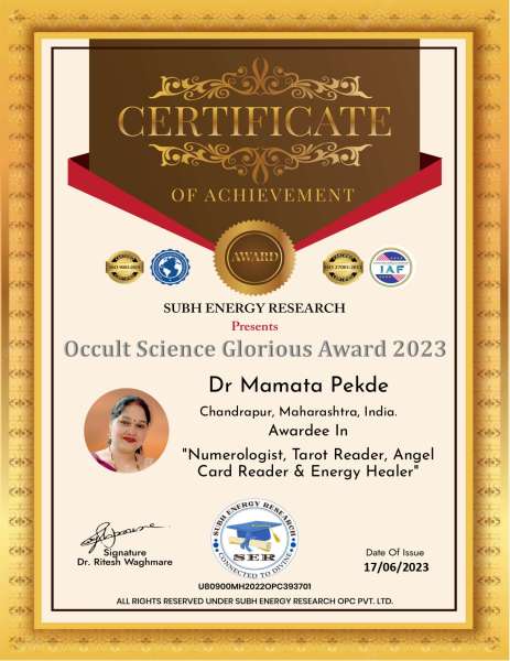 Occult Science Glorious Award 2023